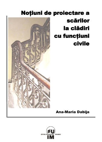 Noțiuni de proiectare a scărilor la clădiri cu funcțiuni civile